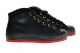 Cebo Black Sneakers - Red Outsole